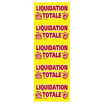 Affiche Liquidation Totale - Affiches Liquidation