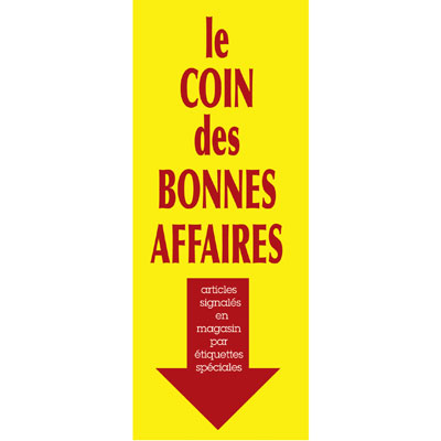 Affiche Le coin des Bonnes Affaires - Opérations commerciales