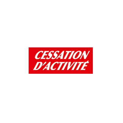 Affiche Cessation d'activité - Cessation d'activité - Fermeture