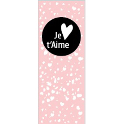 Affiche verticale Je t'aime - Affiches St Valentin