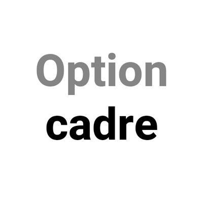 Option cadre - Tampons personnalisés