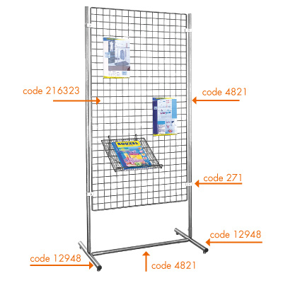 Piétement pour grille - Grilles en Kit-1