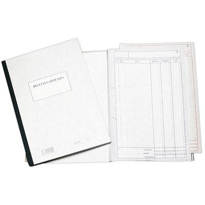 Cahier recettes/dépenses - Comptabilité