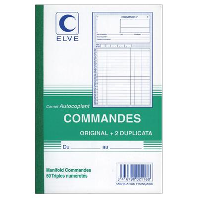 Bon de commande, tripli - Commandes