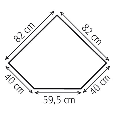 Vitrine d'angle en verre trempé - Vitrines tablettes fixes-1