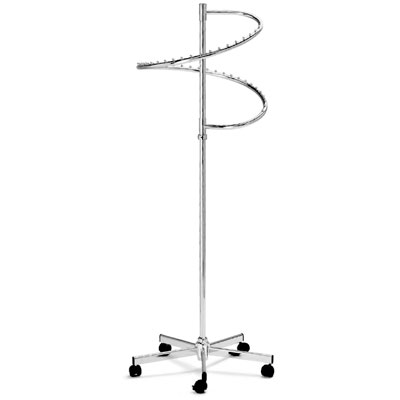 Portant spirale double - H 180 cm - Portants ronds et spirales