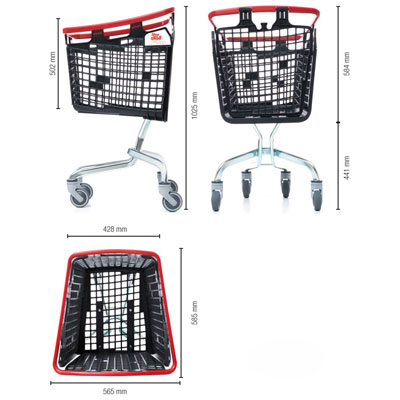 Chariot Shop & Roll Loop - Paniers libre-service et chariots-5