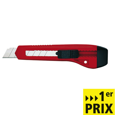 Cutter économique, corps plastique rigide - Cutters