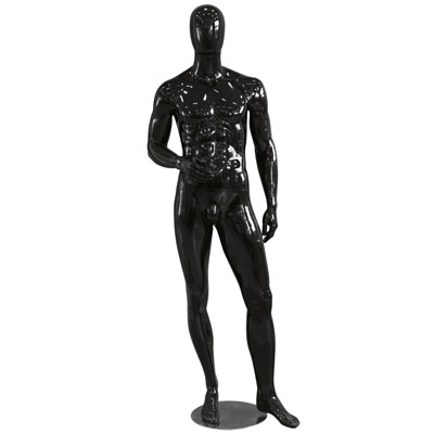 Mannequin homme, finition laquée, main droite sur la hanche - Black Friday