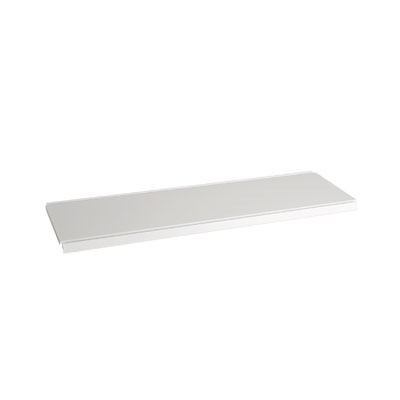 Tablette tôle monobloc - Ligne Gondoléko Blanc