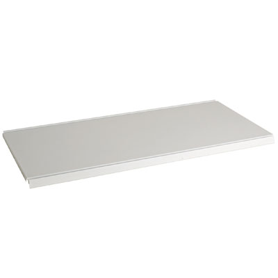 Tablette tôle monobloc - Ligne Gondoléko Blanc