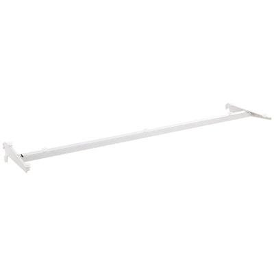 Traverse pour tablette verre - Ligne Store blanc pas de 25 mm-1