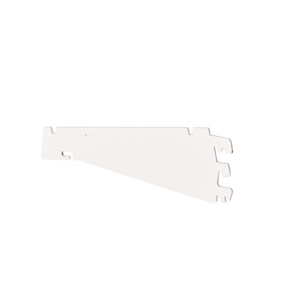 Console inclinable pour tablettes tôle  pas de 25 mm - Ligne Store blanc pas de 25 mm