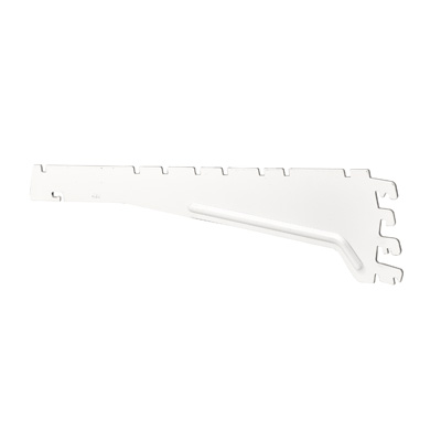 Console inclinable pour tablettes tôle pas de 25 mm - Ligne Store blanc pas de 25 mm