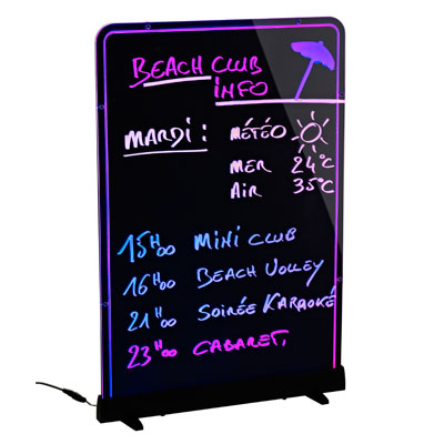 Tableau lumineux avec éclairage par LED à suspendre - Tableaux lumineux-4