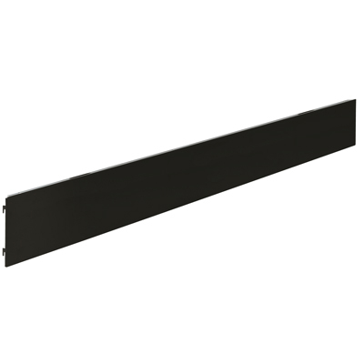 Fond plein noir sablé 133x15 - Ligne Store noir Sablé pas de 25 mm