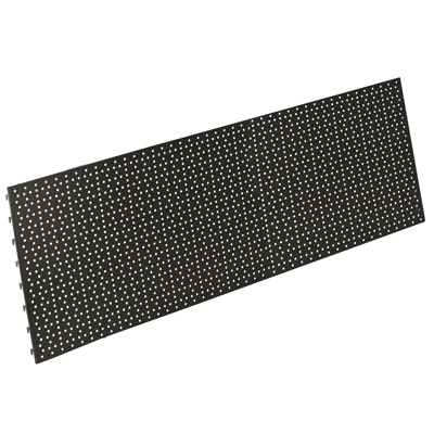 Fond perforé noir sablé 66,5x40 - Ligne Store noir Sablé pas de 25 mm