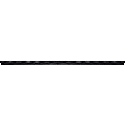 Profils avant pour diviseurs noir sablé 133 cm - Ligne Store noir Sablé pas de 25 mm