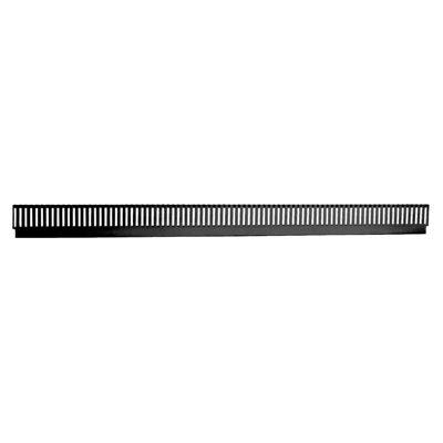 Profils arrière pour diviseurs noir sablé 100 cm - Ligne Store noir Sablé pas de 25 mm