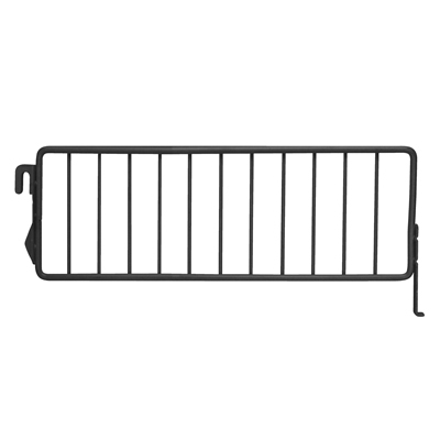 Diviseur grille noir sablé profil 30 cm - Ligne Store noir Sablé pas de 25 mm