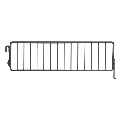 Diviseur grille noir sablé profil 37 cm - Ligne Store noir Sablé pas de 25 mm