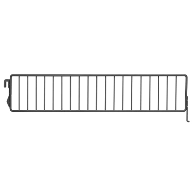 Diviseur grille noir sablé profil 47 cm - Ligne Store noir Sablé pas de 25 mm