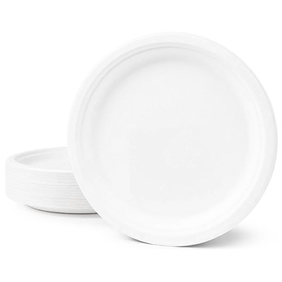 Assiettes jetables 100% compostables - Vaisselle biodégradable et compostable