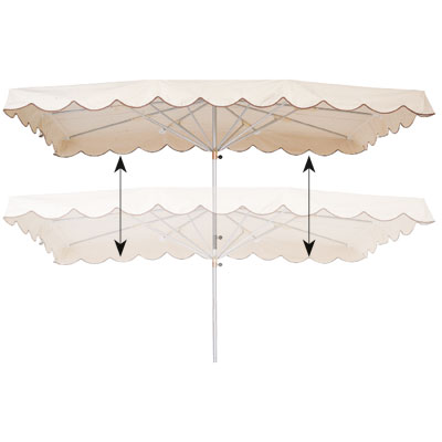 Parasol télescopique - Parasols de terrasse