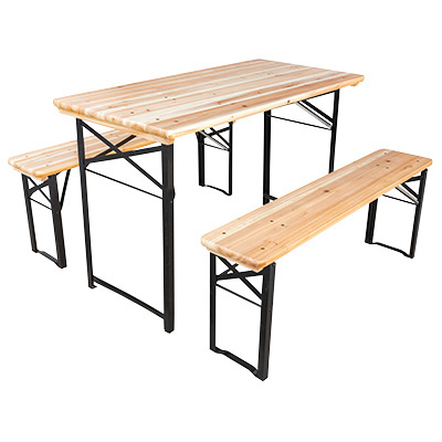 Banc pliant brasserie L 177 cm - Tables pliantes traiteurs-1