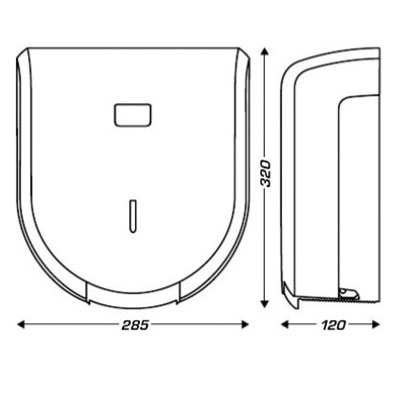 Distributeur papier toilette  - Dévidoirs hygiène-1