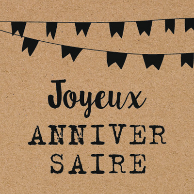 Étiquettes cadeaux adhésives Joyeux anniversaire - Étiquettes cadeaux adhésives