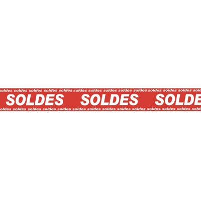 Banderole Soldes - Banderoles Soldes