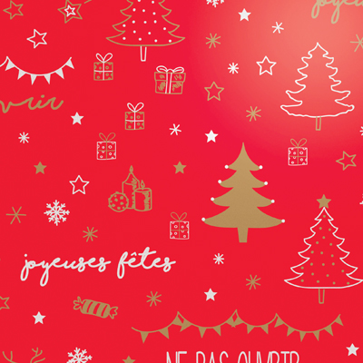 Papier cadeau Jennyfer - Papiers cadeaux de Noël