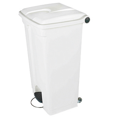 Poubelle mobile à pédale - Poubelles et cendriers