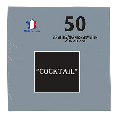 Serviettes cocktail Micro-gaufrées - Serviettes jetables Spécial Fêtes