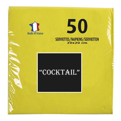 Serviettes cocktail Micro-gaufrées - Serviettes en papier