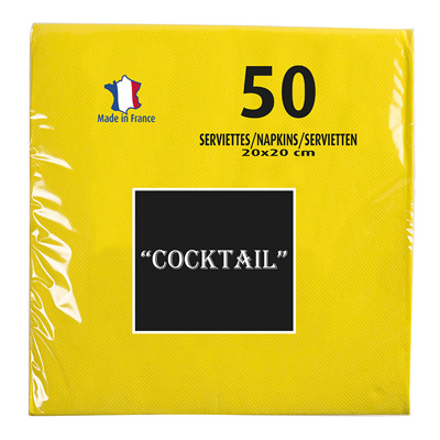 Serviettes cocktail Micro-gaufrées - Serviettes en papier