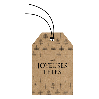 Étiquettes américaines JOYEUSES FÊTES - Étiquettes cadeaux Noël