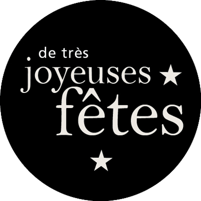 Étiquettes adhésives de très JOYEUSES FÊTES - Étiquettes cadeaux Noël