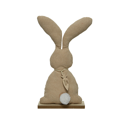 Lapin en velours côtelé - Décors de Pâques