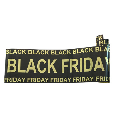 Banderole BLACK FRIDAY effet miroir or - Black Friday