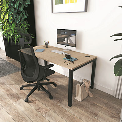 Bureau Astrolite avec obturateur - Noir / Nebraska - L 140 + - Bureaux Astrolite