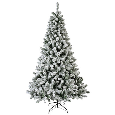 Sapin de Noël artificiel enneigé sur pied Monarch - H 180 cm - Sapins de Noël