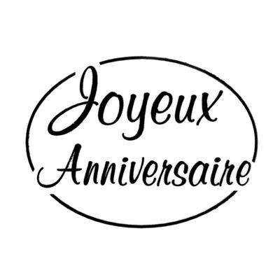 Étiquettes cadeaux adhésives Joyeux anniversaire - Étiquettes cadeaux adhésives