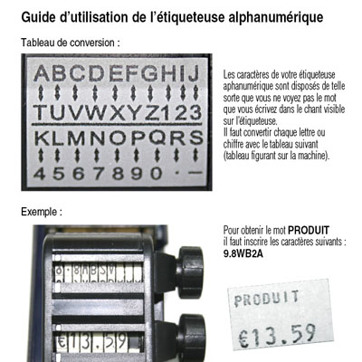 Étiqueteuse alphanumérique - Étiqueteuses-2