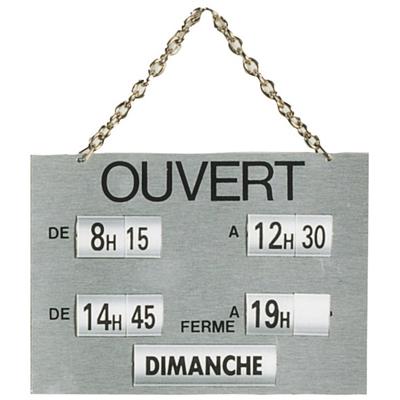 Panneaux horaires  - Panneaux horaires