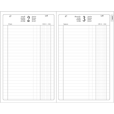 Agenda journalier 2025 Euros / Cents - Agendas-Répertoires-1