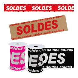 Banderoles Soldes