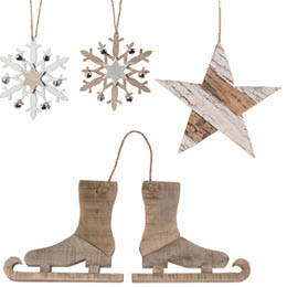 Décors de Noël Naturels et bois