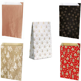 Pochettes cadeaux de Noël